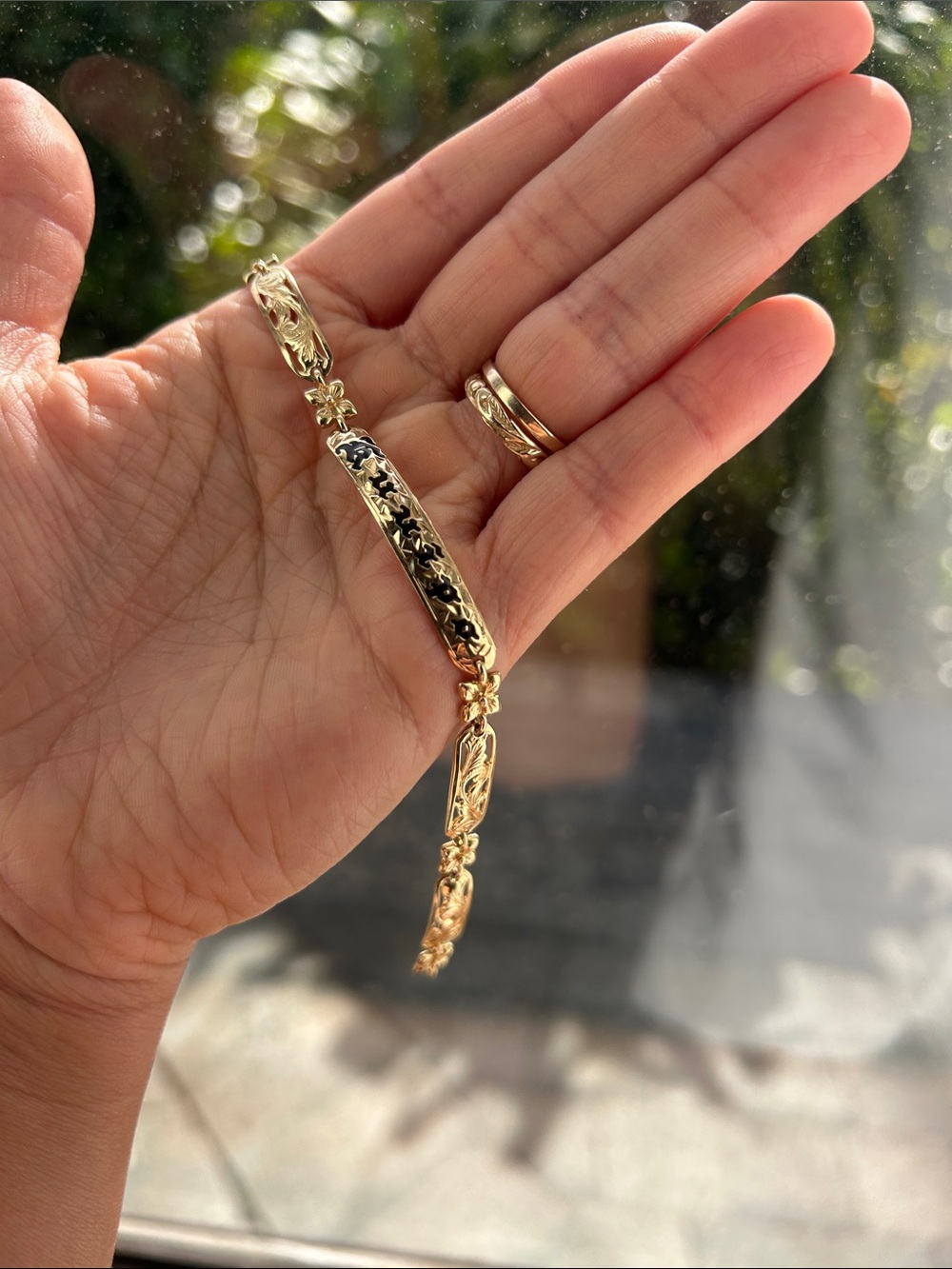 14k gold Hawaiian Kuuipo Women's Bracelet